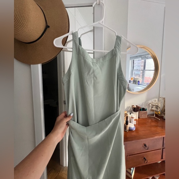 Maxi light green dress - Picture 2 of 2